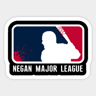 Negan Major League Sticker